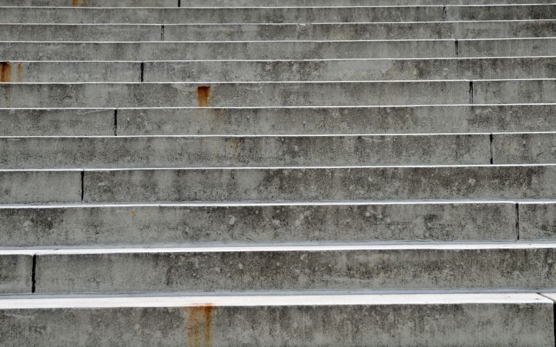 Concrete Stairs Installation detail