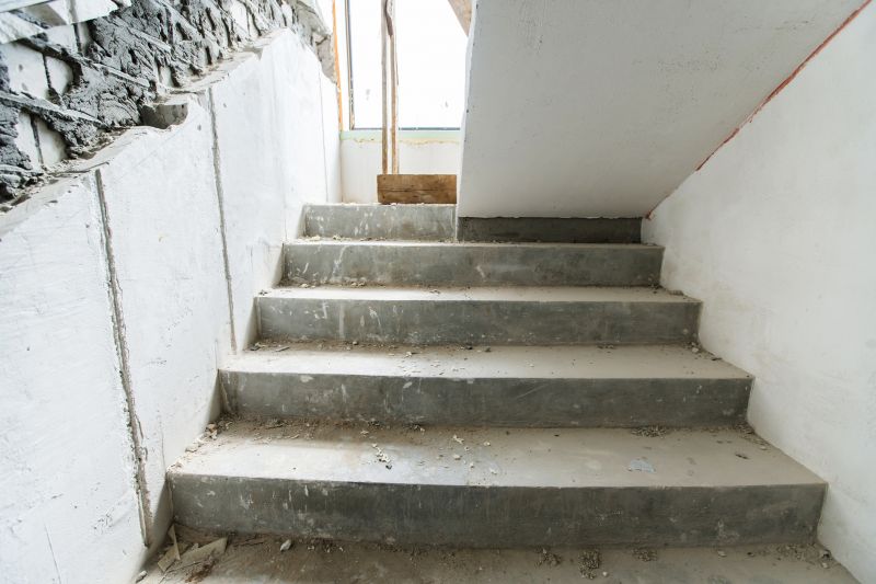 Concrete Stairs Installation detail